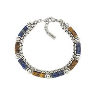 Pulsera Amen Hombre Acciaio uomo in Acero Lapislazzulo ACBR2BBBLM